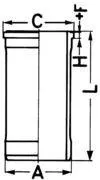 Tuleja cylindra śr. 100mm CASE IHC D246 D268 D402 DT268 DT402 INTERNATIONAL HARV. NEW HOLLAND