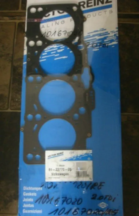 Uszczelka głowicy AUDI 2.0 AZV BKD BLB BNA BMN BRE BRF BVG BVF BRD BVA A3 A4 B7 A6 C6 2.0 CHRYSLER DODGE JEEP MITSUBISHI SEAT SKODA VW