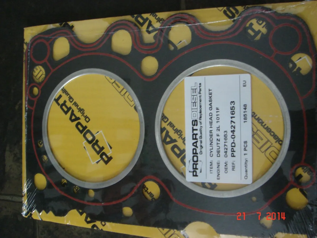 Uszczelka głowicy DEUTZ BF1011 BF1011F BOMAG CASE DYNAPAC INTENSUS