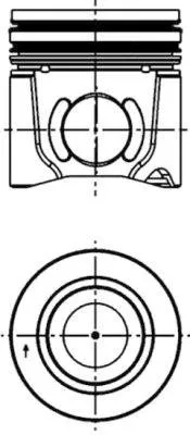 Tłok śr. 102mm FIAT IVECO BAMFORD CASE CUMMINS NEW HOLLAND STD